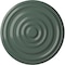 Ekena Millwork Carton Ceiling Medallion (For Canopies up to 3 3/4"), Hand-Painted Cloud Burst, 17 3/4"OD x 1 3/8"P CM18CACBF - alternate 1
